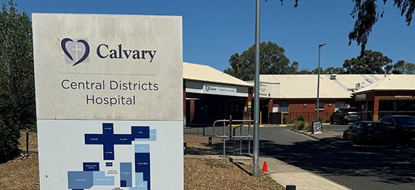 Calvary Central Districts Hospital building exterior