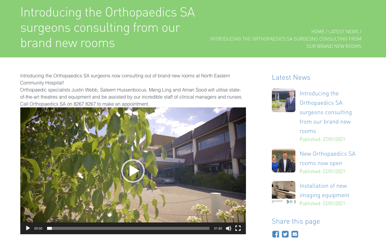 Orthopaedics SA
