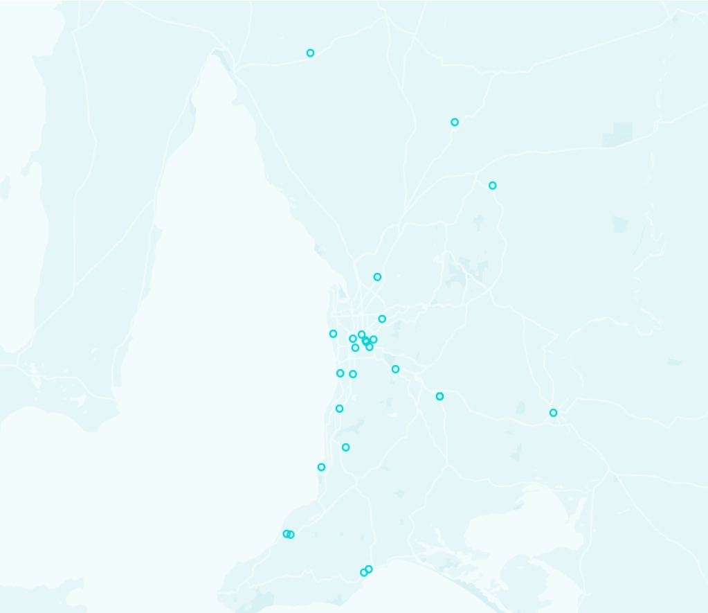 Orthopaedics SA locations map