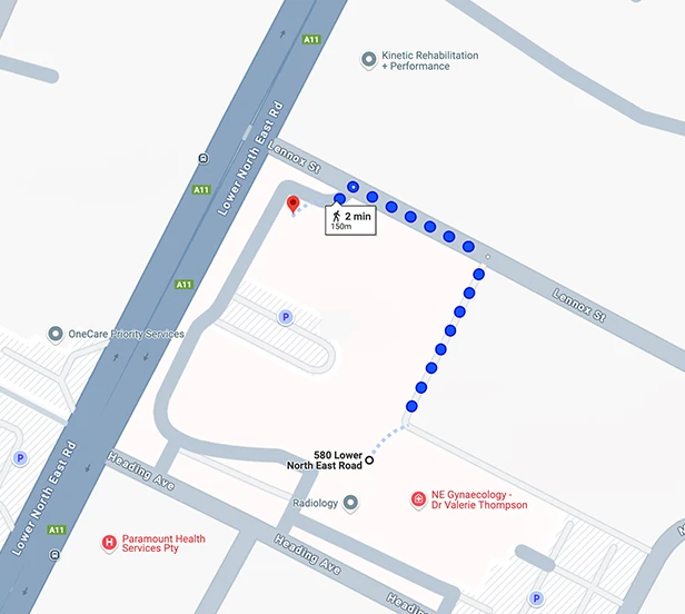 North Eastern Community Hospital parking map